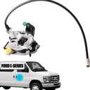 Passenger Door Latch assembly compatible for 1996-2019 Ford E150 E250 E350 Econoline Van Front Right Door lock latch replace part 6C2Z1521812A