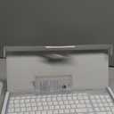 Wireless Keyboard and Mouse Ultra Slim Combo, TopMate 2.4G Silent Compact USB 2400DPI Mouse and Scissor Switch Keyboard Set with Cover, Batteries Included, for PC/Laptop/Windows/Mac - Silver White