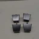 Furniture Legs 2 inch Black Square Sofa Couch Feet Wood Replacement Leg Set of 4 for Ottoman Dresser Cabinet