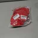 Women Lingerie Sexy Open Front Lace Babydoll Dress with Thong Halter Mesh Nightgown (Red, S)