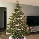 Fraser Hill Farm 6.5-Ft. Foxtail Pine Artificial Christmas Tree, Lights