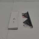 Stainless Steel Stove Gap Covers (2PCS),Stove Gap Filler,Range Trim Kit,Stove Guard for Kitchen Oven Gap Between Stovetop and Counter,Easy Clean Heat Resistant,Adjustable Length 13.8'' to 27.5'',Black