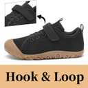 Boys Girls Shoes Anti-Collision Girls Boys Sneakers Slip on Running Tennis Shoes for Toddler/Little Kid/Big Kid (Black)