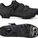 Mens Mountain Bike Cycling Shoes Women, MTB-Shoes Compatible Installation SPD Cleats, US 9