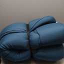 MAXYOYO Japanese Floor Mattress Futon Mattress, Thicken Sleeping Pad Foldable Roll Up Floor Futon for Adults Tatami Mat Dormitory Bed Lounger, Bluestone, Twin Size