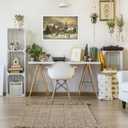 2 x Huabsad Vintage Christmas Canvas Wall Art 18th Century Winter Village Landscape Famous Oil Painting Art Work Prints Farmhouse Aesthetic Pictures Wall Decor 12x16in Unframed