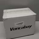 Voncabay Money Safe Box for Home with Sensor Light & Fireproof Money Bag - 0.23 Cubic Feet Security Safe Box with Digital Keypad, Keys & Pass Code Lock, 9.05" W x 6.69" D x 6.69" H, Black