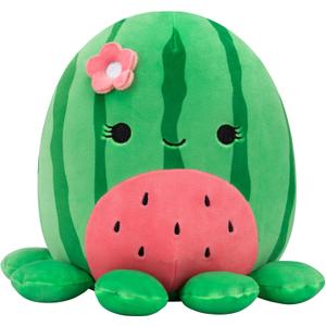 Squishmallows Original 8-Inch Marcella Watermelon Octopus - Official Jazwares Plush