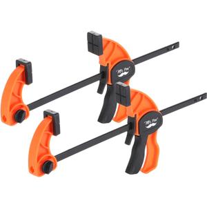 Mr. Pen- Bar Clamps for Woodworking, 6", 2 Pack, Orange, Quick Grip Clamps for Woodworking