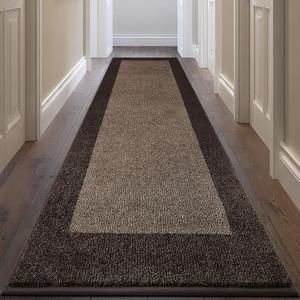 Machine Washable Kitchen Rug 32" x 84", Non Slip Kitchen Mat for Floor, Absorbent Entrance Runner Rug for Bedroom, Hallway, Bathroom, Door (Roll Packing)