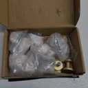 Asidrama 10 Pack Gold Zinc Cabinet Knobs for Dresser Drawers