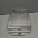 HIYOHIYO Clear 60 Egg Holder for Fridge, High Capacity Egg Container for Refrigerator, Stackable Egg Storage Trays for Countertop, Eggs Organizer for Refrigerator (2 Layer, 11.6"x 10.2"x 5.1")