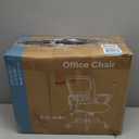 Sweetcrispy Ergonomic Mid-Back Mesh Home Office Desk Chair with Wheels, Lumbar Support, and Comfortable Armrests for Home, Bedroom, Study, Office