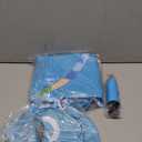 EZIGO Baby Pool Float with Canopy UPF50+ Sun Protection, Inflatable Kids Pool Floats with Ocean Animal Toys for Baby 6-36 Months, Infant Swimming Float with Adjustable Safety Seat for Boys Girls (blue)