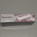 Food Vacuum Sealer Machine, 75KPA Strong Suction, Dry/Wet Modes, 20 Vacuum Seal Bags for Food, Digital Countdown Timer, Compact Lightweight, Ideal for Home Kitchen Use