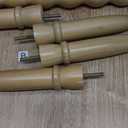 Small End Table, Couch Side Table with 2-Tier Storage Shelf, Wood Coffee Table for Bedroom, Living Room, Small Spaces (Rustic Walnut)