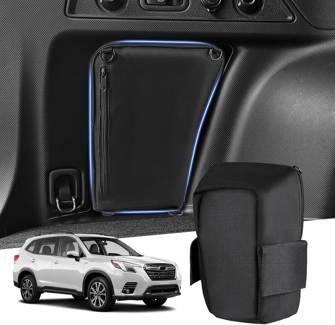 Autorder Car Trunk Organizer Backpack for 2019 2020 2021 2022 2023 2024 Subaru Forester Accessories, 1Pcs (Black Driver Side)