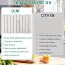 Stone Dish Drying Mat for Kitchen Counter, 24''15'' Dishes Drying Matt Kitchen Counter, Absorbent Diatomaceous Earth Bath Quick Dry Mats for Tableware, Bottles and Cup(White Marble)