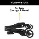 Delta Children - Jeep Evolve Stroller Wagon, Black