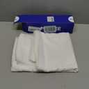 MIULEE 2 Panels Solid Color White Sheer Window Curtains Elegant Window Voile Panels/Drapes/Treatment for Bedroom Living Room (54 X 84 Inches White)