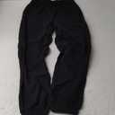 VINMEN Sweatpants for Women (Large, Black)