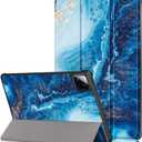 Case Compatible with Xiaomi pad 8/8 pro,xiaomi pad 7/7 pro 11.2 inch 2024 Cover,Slim Stand Back Shell Protective Smart Cover with Auto Wake/Sleep Function (Waves)