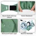 Paw Legend Washable Dogs Diapers Male Dog Belly Bands for Male Dogs Diapers Reusable Puppy & Doggie Diapers Male (3 Pack, X-Large)