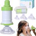 Jointown FSA HSA Automatic Choking Rescue Device for Kids and Adults with 3 Masks, Portable Dechoker Anti Choking DeviceStrong Suction Home Emergency KitFirst Aid Airway Assist Device