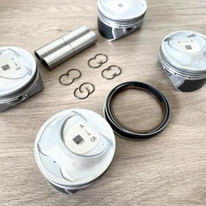 4X +0.50 MM oversize Piston & Rings Compatible with Hyundai Sonata Kia Sorento Optima 2.4L Replacement for 23040-2G500, 23410-2G500, 23410 2G501, 234102G501 (Oversize +0.50MM)