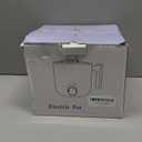 Electric Hot Pot:1.5L Ramen Cooker,Dual Power Mini Portable Multi-Functional Lazy Pot for Pasta, Noodles, Egg, Soup, Non-Stick Noodle Cooker with Boil Dry Protection for Dorm, Office 