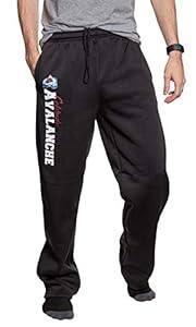 NHL Mens Polyfleece Sweatpants, Colorado Avalanche, X-Large