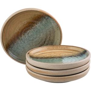 UNICASA Appetizer Plates,Dessert Plates Ceramic,5 inch Dipping Dish,Set of 4,Japanese Small Plate