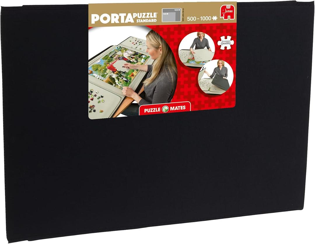 Jumbo, Puzzle Mates, Portapuzzle - Standard 1,000 Piece, Jigsaw Puzzle Accessories, 1000 Pieces, 31.5 X 23.2 Inches