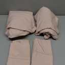 Amazon Basics Lightweight Super Soft Easy Care Microfiber 4-Piece Bed Sheet Set with 14-Inch Deep Pockets, Luxury Bedding, Queen, Blush Pink, Solid