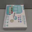 Bento Box Adult Lunch Box, Lunch Containers for Kids Girls Boys with 4 Compartments, Lunchable Food Container with Utensils, Sauce Jar, Muffin Liners, 40 Oz/5 Cup, Microwave & Dishwasher Safe, Green (1200ML)