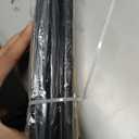 Black Wrap Around Curtain Rods:5/8" Small Blackout Adjustable Window Curtain Rod for Bedroom Kitchen Apartment Renter Friendly,Room Darkening Curved Drapery Rods Easy Install,Matte Black 28-60"