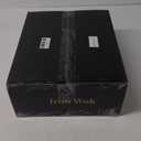 WANGYUANJI Iron Wok,12.59 inch Woks for Stir-fry, Chinese Stir Fry Pan Uncoated, Traditional Flat Bottom Iron Pot for Induction, Electric, Gas, Suitable for All Stoves(Pure Iron Wok) (Black)