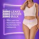 Always Discreet Adult Diapers for Women, Incontinence Underwear, Postpartum Essentials, Disposable Briefs, Max Absorbency, Bladder Leak Protection, 2XL / XXL, 52ct