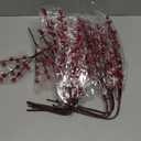 20 Pcs 3 Size Artificial Red Berry Stems Branches, 22'' 16'' 8'' Christmas Fake Burgundy Berry Picks Holly Berries for Christmas Tree Xmas Decorations Home Decor Crafts Holiday DIY