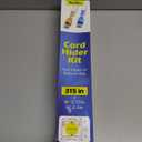 315in Cord Hider Kit, Cord Covers for Wires on Wall, Cord Hider for Wall Mount tv, tv Cable Hider Wall kit, Paintable Cable Raceway, Wire Covers for Cords, 20X L15.7in X W0.59in X H0.4in, White