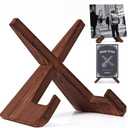 Now Playing Vinyl Record Stand, Single Wood Vinyl Record Display, 1 Second Assemble Now Spinning Stands, LP Player Accessories, Wooden Album Stand, Plate Holders for Displaying, Gifts for Record Lover