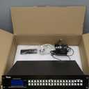 16x16 HDMI Matrix Switcher & Splitter, 4K@30Hz, Rack Mount, IR Remote, EDID, HDCP, RS232, LAN Control (16 in 16 out)
