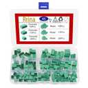45Pcs 3.5mm Pitch PCB Mount Screw Terminal Block Connector Kit, 2P 3P 4P Terminals 300V 8A for 28-16AWG Cable