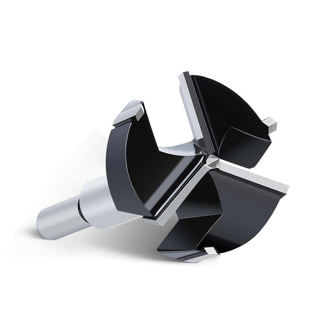 1-9/16" | 40mm Forstner Drill Bit,Triple Flute Tungsten Carbide Tipped - for Hard Wood,Soft Wood Woodworking Hinge Cutter Tool Kits for Veneered Plywood Plastic