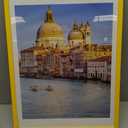 wyooxoo 18x24 Poster Frame Yellow Made of Solid Wood Picture Frames Display Pictures 16x20 with Mat or 18x24 Without Mat Colorful Frame For Horizontal Vertical Wall Mounting