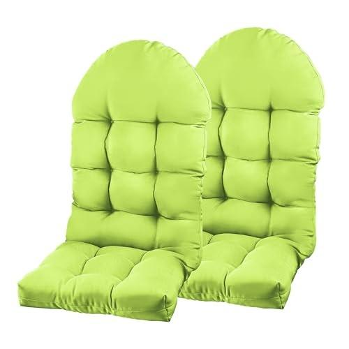 Adirondack Chair Cushion, Rocking Chair Cushion 44x19.4x4 inch, 2 Sharp Green