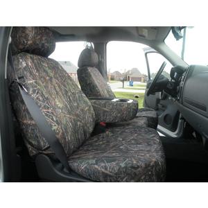 Durafit Seat Covers, C1136 CLGC, Conceal Green Camo Endura Seat Covers for Silverado, Suburban, Tahoe LS and Sierra Front 40/20/40 Split Seat with Side Airbags. Fold Down Armrest with Cup Holders
