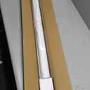 No Drill No Tools 100% Blackout Roller Shade | UV Protection | Easy-Care Fabric | Roller Blind for Windows & Doors | Pull Down Window Shade - White (31.5" W x 75" H)