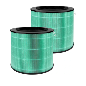 2 Pack 08W 09W Air Filter Replacement Compatible with 08W 09W Air Purifier, 4-in-1 High-Efficiency HEPA Air Filter- Pet Dander Version,Green.