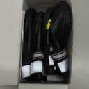 QUMY Dog Shoes for Large Dogs, Medium Dog Boots & Paw Protectors for Winter Snowy Day, Summer Hot Pavement, Water-Resistant in Rainy Weather, Outdoor Walking, Indoor Hardfloors Skid-Resistant Sole (Size 4: 2.2''x2.6''(W*L) (Pack of 4))